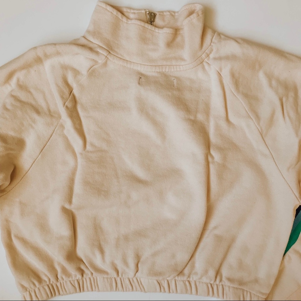 pacsun crop quart zip sweatshirt - Picture 2 of 3